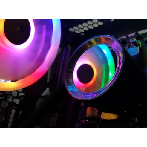 Cooler procesor cu lichid Gamdias Chione E2-120 Lite iluminare RGB