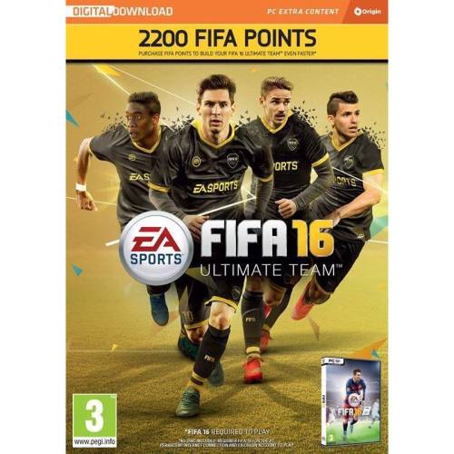 Electronic Arts - Fifa 16 2200 fut points (code in a box) - pc