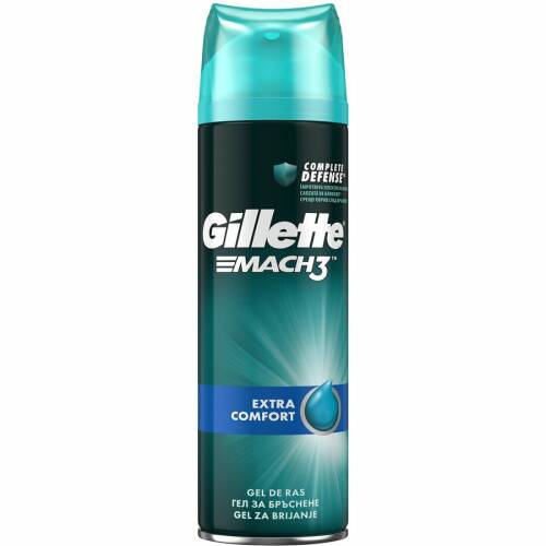 Gel de ras Gillette Mach3 Irritation Defense, 200 ml