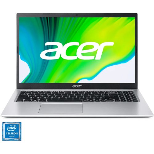 Laptop Acer Aspire 3 A315-35 cu procesor Intel® Celeron® N4500 pana la 2.80 GHz, 15.6, Full HD, 8GB, 256GB SSD, Intel® UHD Graphics, No OS, Silver