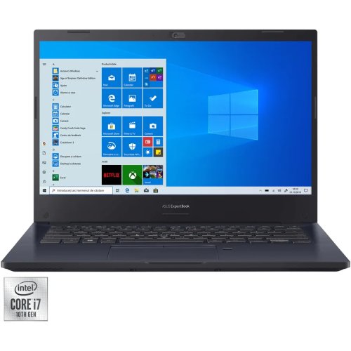 Laptop Business ASUS ExpertBook P2451FA cu procesor Intel® Core™ i7- 10510U, 14, Full HD, 16GB, 1TB SSD, Intel® UHD Graphics, Windows 10 Pro, Star Black