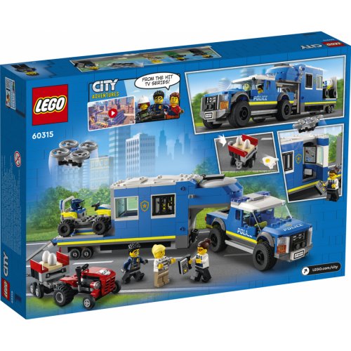 LEGO City Masina Centru de comanda mobil al politiei 60315, 436 piese