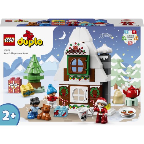 LEGO DUPLO - Casa din turtă dulce a lui Moș Crăciun 10976, 50 piese