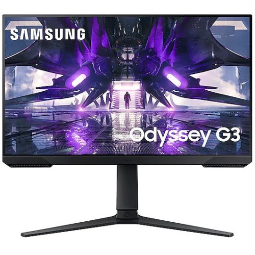 Monitor LED Samsung Gaming Odyssey 3 LS24AG300 24 inch 1 ms Negru FreeSync Premium 144 Hz