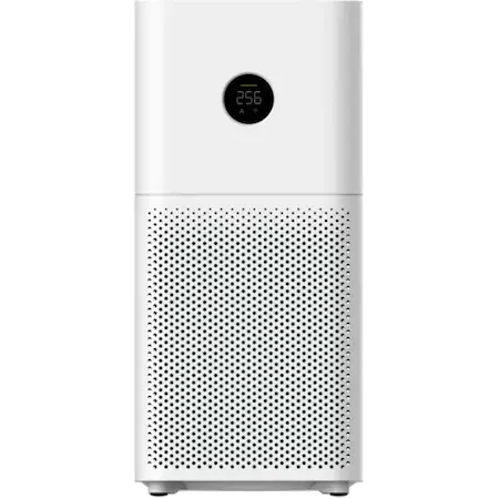 Purificator de aer Xiaomi Mi 3C, CADR 320 m3/h, Filtru HEPA, Mod Noapte, Display LED, Mi Home, BHR4518GL, Alb
