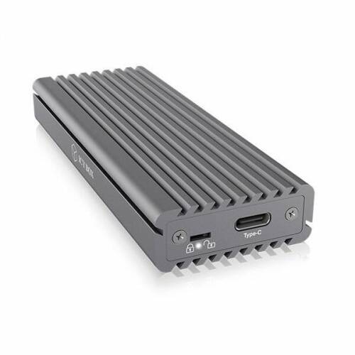 Rack SSD Raidsonic IcyBox IB-1817M-C31, M.2 Pcie, USB-C, gri