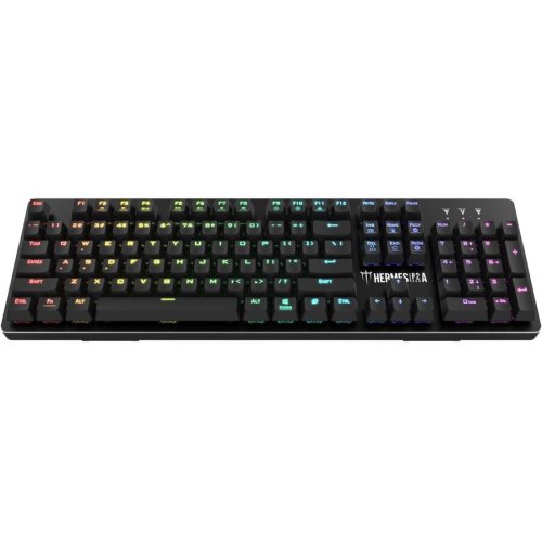 Tastatura gaming mecanica Gamdias Hermes P2A neagra iluminare RGB