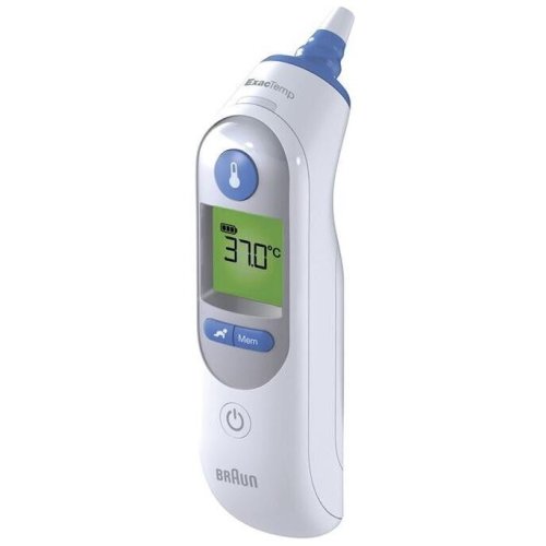 Termometru pentru copii cu infrarosu Braun ThermoScan 7 IRT 6520, digital, pentru ureche, capac protectie