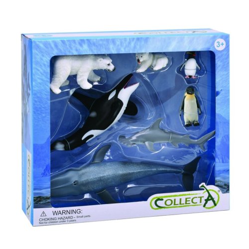 Collecta - Set 7 figurine pictate manual Animale Antarctica