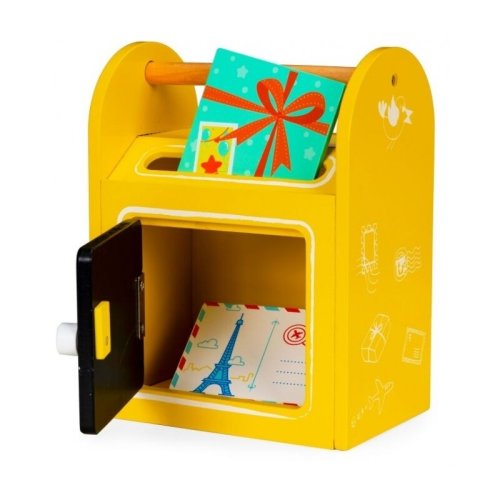 Ecotoys - Cutie pentru scrisori din lemn pentru copii 2623
