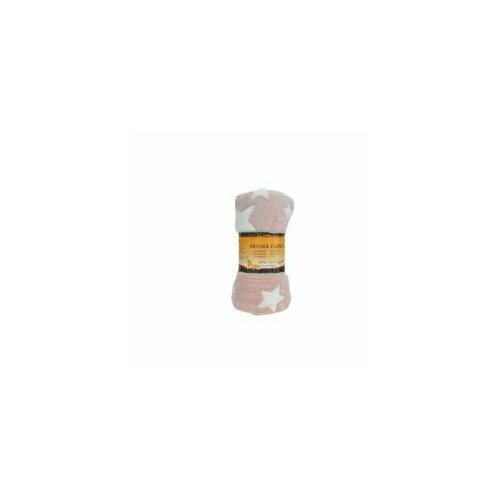 Leantoys - Paturica cu stelute fosforescente, Flanel, 170X130 cm, roz