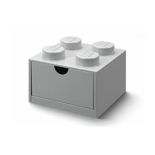 Lego - Cutie depozitare Sertar de birou 2x2 Gri