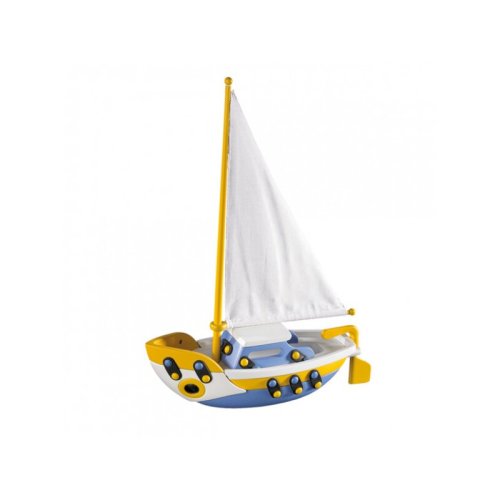 Mic o Mic - Set de constructie Barca cu vele 3D, 22 cm