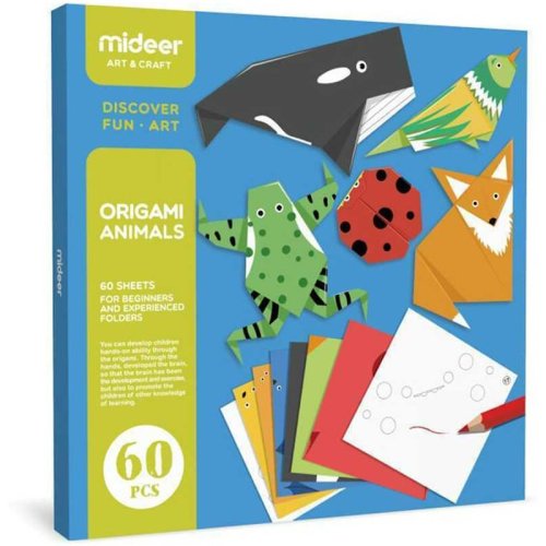Mideer - Set creativ Origami Animale 60 foi