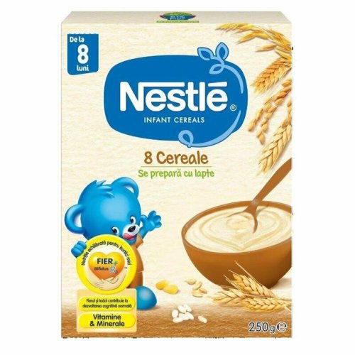 Nestle - Cereale pentru copii, 8 cereale bifidus, 250g