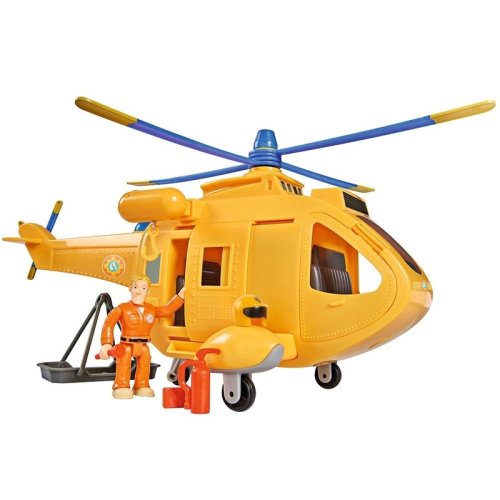 Simba - Jucarie Elicopter Fireman Sam Wallaby 2 cu figurine si accesorii