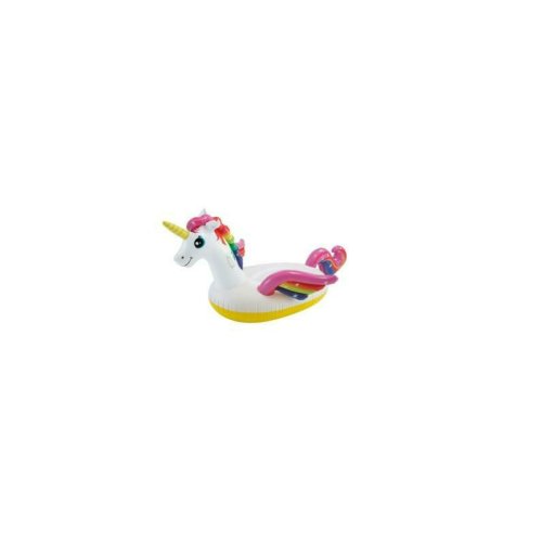Unicorn gonflabil, pentru copii si adulti, Intex Ride-On 57561, 2m x 1.4m