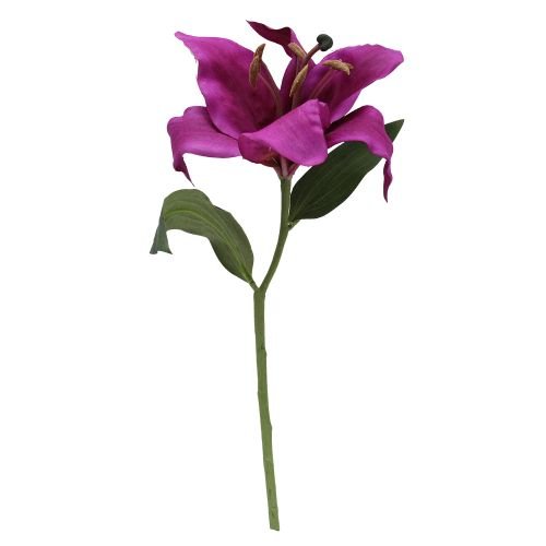 Floare artificiala crin mov 33 cm 