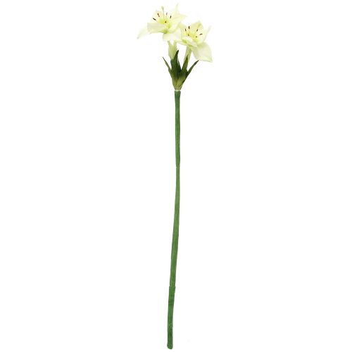 Floare decorativa Crin alb 70 cm