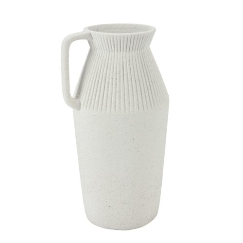 Vaza Dust din portelan alb 27 cm