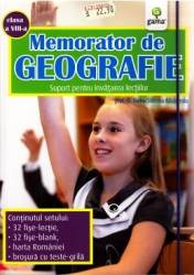 Memorator de geografie clasa 8 - Elena-Simona Albastroiu