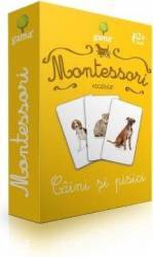 Montessori - Vocabular Caini si pisici