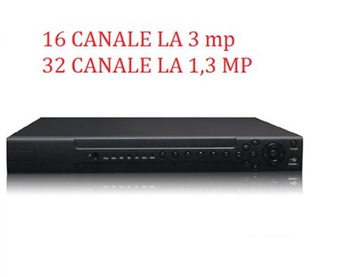 Nvr 16 canale 3 mp sau 32 canale 1,3 mp