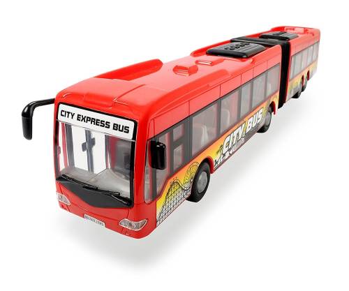 Autobuz Dickie Toys - City Express Bus, rosu