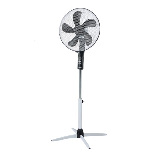 Ventilator cu picior, 40 cm, 55W, Blaupunkt, ASF501, alb-negru