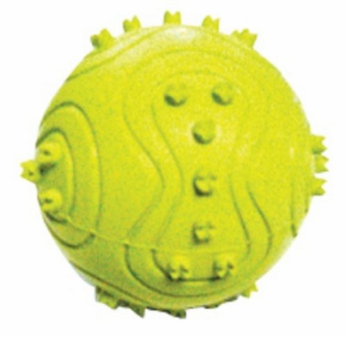Pet expert jucarie green spike ball opt63851