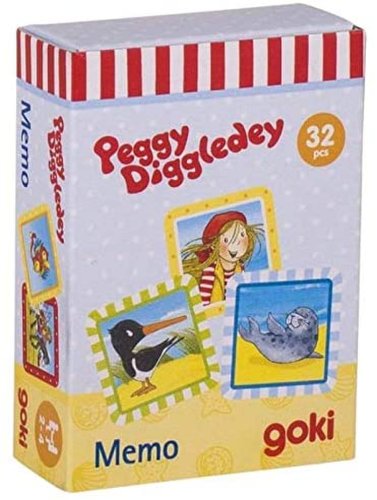 Mini joc de memorie cu 32 piese - Peggy Digledey