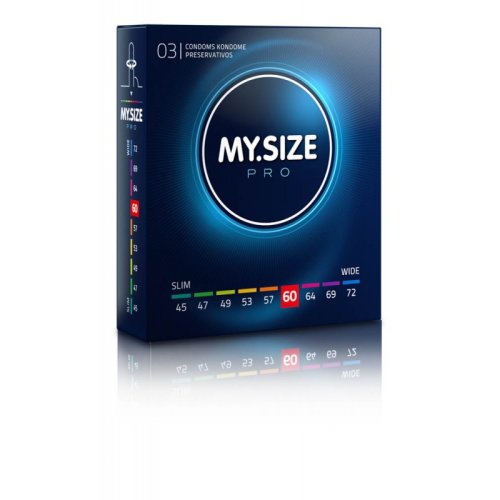 Mysize - 3 prezervative latex my size pro 60 mm