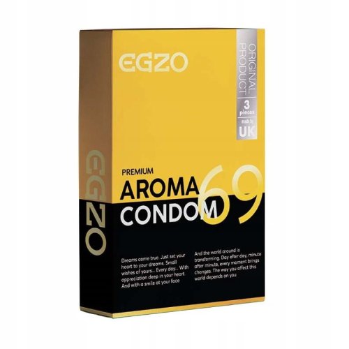 Egzo - 3 prezervative latex premium aroma