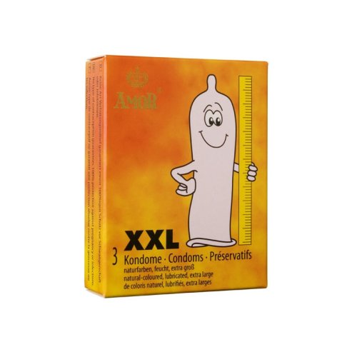 3 Prezervative Latex XXL Amor