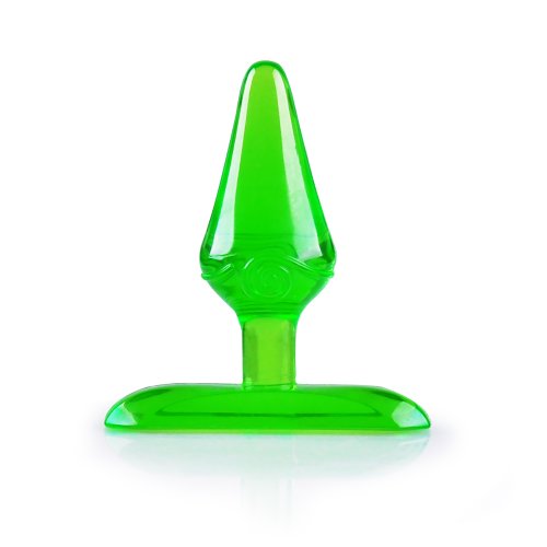 Dop Anal Mini Pleasure, Verde, 6.5 cm, Mokko Toys