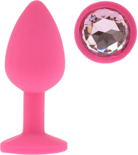 Dop Anal Silicone Buttplug Small Roz/Clear Roz Guilty Toys