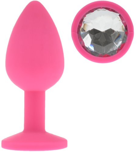 Dop Anal Silicone Buttplug Small Roz/Transparent Guilty Toys