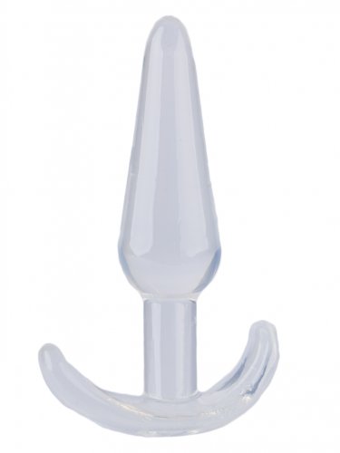 Argus Toys - Dop anal t-plug smooth, transparent, 11 cm