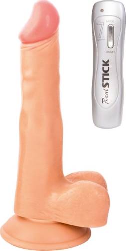 Vibrator RealStick Nude 17cm