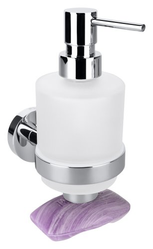 Dispenser sapun lichid Bemeta Omega cu montaj pe perete si suport magnetic pentru sapun