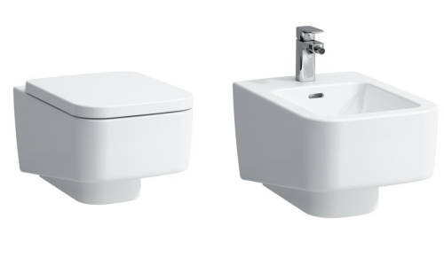 Set Laufen Pro S format din bideu si vas WC suspendat cu capac inchidere lenta