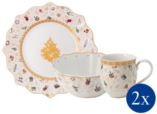 Set servire Villeroy & Boch Toy\'s Delight Breakfast For 2 Anniversary Edition 6 piese