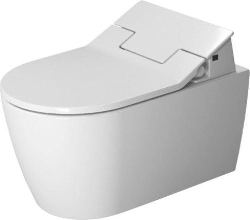 Vas WC suspendat Duravit ME by Starck 57x37cm pentru capac cu functie bideu SensoWash