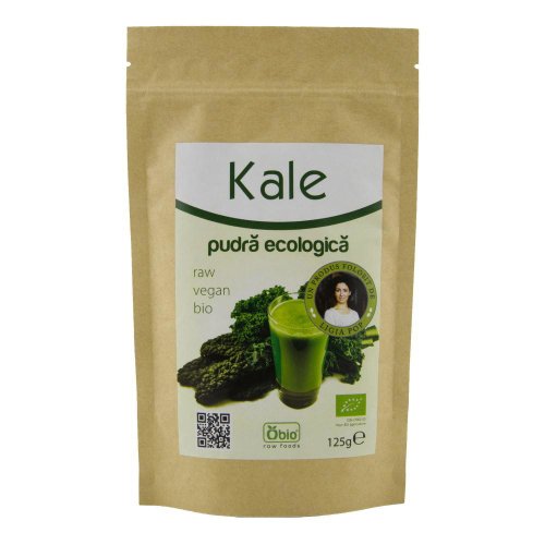 Kale pudra raw Obio, bio, 125 g, ecologic