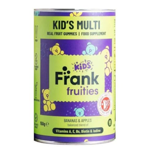 Kids Multi - Drajeuri de fructe cu Vitamine si Minerale pentru copii, Frank Fruities, 80 drajeuri, natural