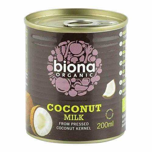 Lapte de cocos Biona, bio, 200 ml