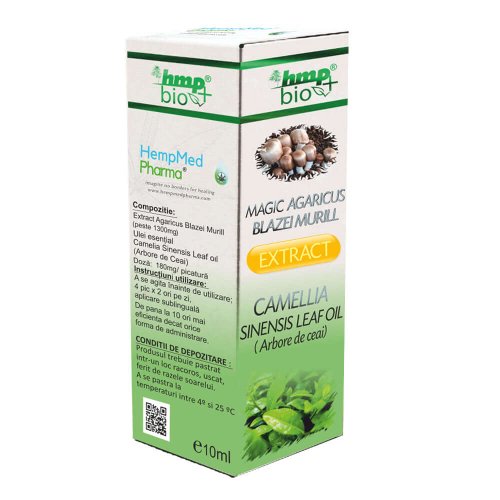 Magic Agaricus Blazei Murill Extract Camellia Sinensis Leaf Oil(Arbore de ceai) 10 ml