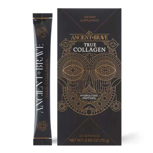True Collagen powder Ancient and Brave, 15x5 (15 plicuri), natural