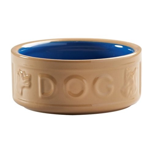 Bol din ceramică pentru câini Mason Cash Blue Cane, ø 15 cm