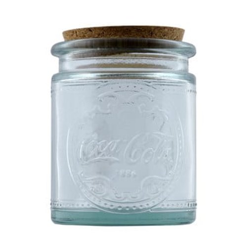Borcan din sticlă reciclată cu capac Ego Dekor Cola, 600 ml